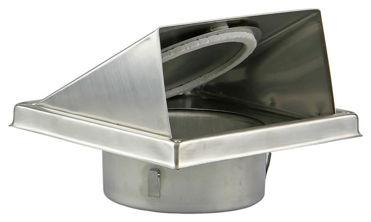 Renson 1006333 - dampkaprooster inbouw 641 inox ø 125 | 2 stuks