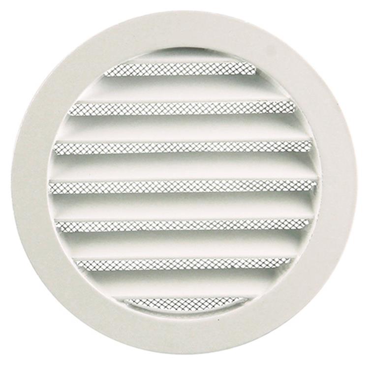Renson 1006262 - ronde rooster inbouw 434 r alural 9010 ø 125 | 10 stuks