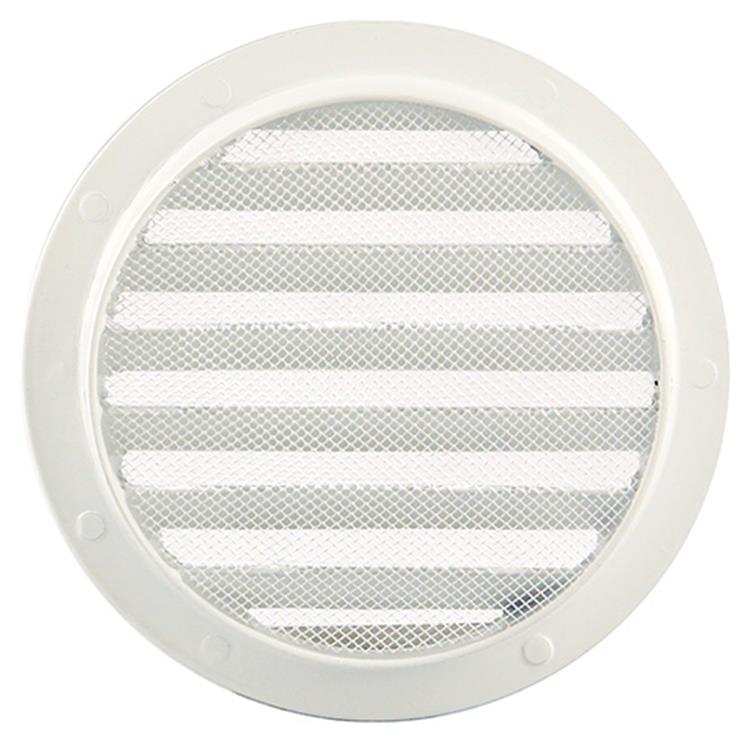 Renson 1006262 - ronde rooster inbouw 434 r alural 9010 ø 125 | 10 stuks