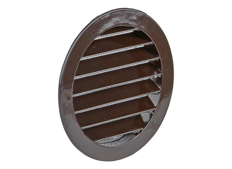 Renson 1006263 - ronde rooster inbouw 434 r alural 8019 ø 125 | 10 stuks