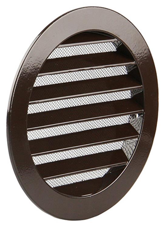 Renson 1006266 - ronde rooster inbouw 434 r alural 8019 ø 150 | 10 stuks