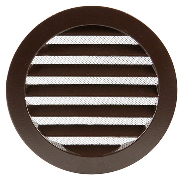 Renson 1006266 - ronde rooster inbouw 434 r alural 8019 ø 150 | 10 stuks