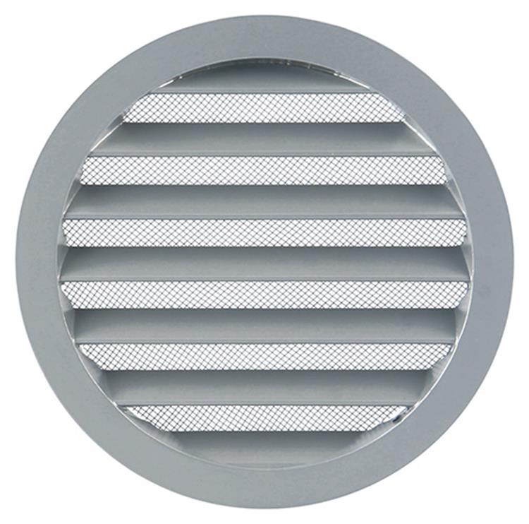 Renson 1006267 - ronde rooster inbouw 434 r alural 9006 ø 160 | 10 stuks