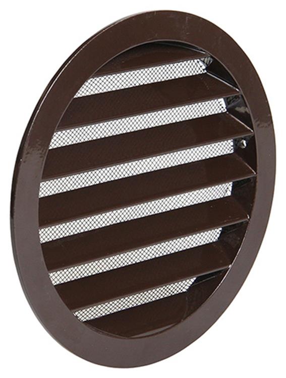 Renson 1006269 - ronde rooster inbouw 434 r alural 8019 ø 160 | 10 stuks