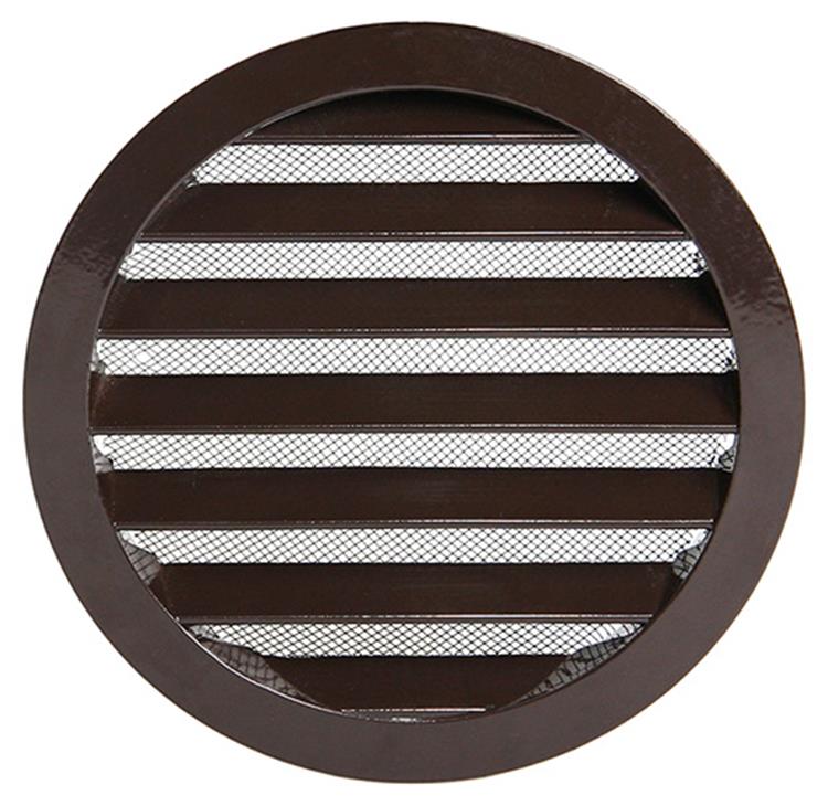 Renson 1006269 - ronde rooster inbouw 434 r alural 8019 ø 160 | 10 stuks