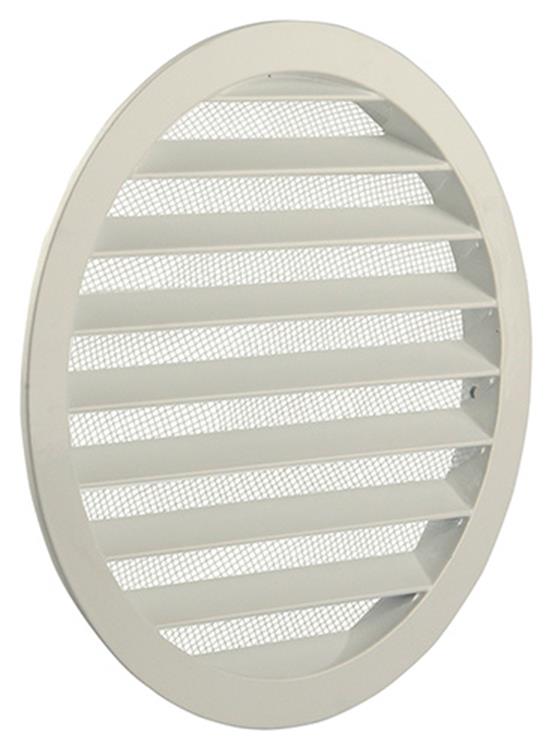 Renson 1006271 - ronde rooster inbouw 434 r alural 9010 ø 200 | 5 stuks