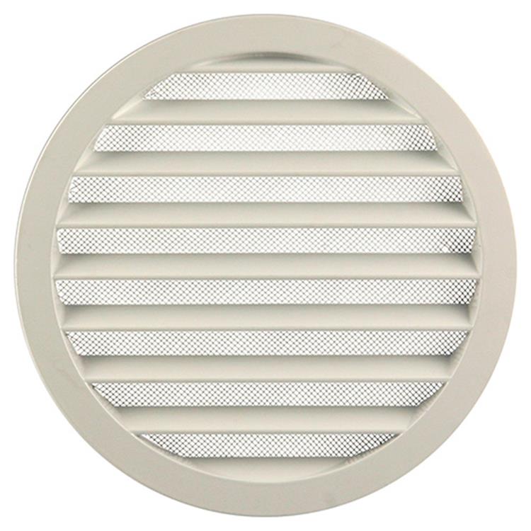 Renson 1006271 - ronde rooster inbouw 434 r alural 9010 ø 200 | 5 stuks