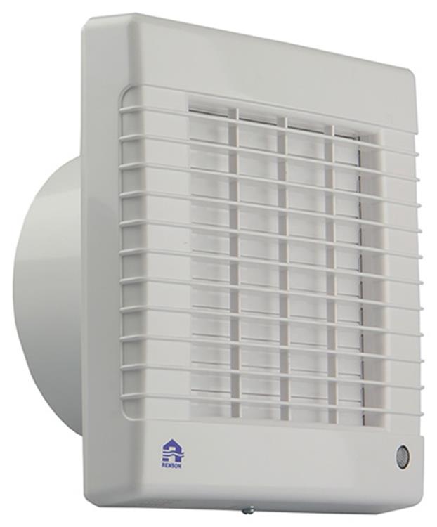 Renson 1006451 - afsluitbare ventilator met timer 7221t wit ø 100 | 2 stuks