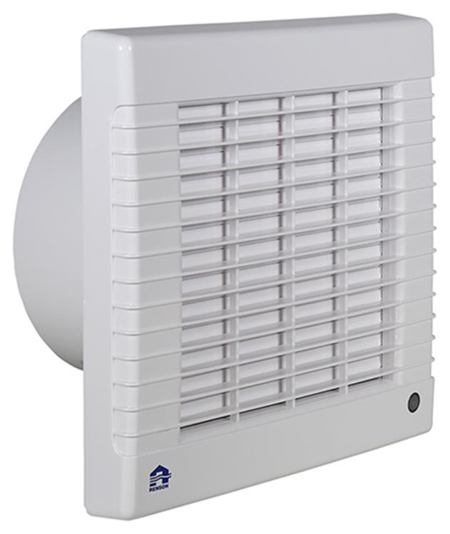 Renson 1006453 - afsluitbare ventilator met timer 7223t wit ø 150 | 2 stuks
