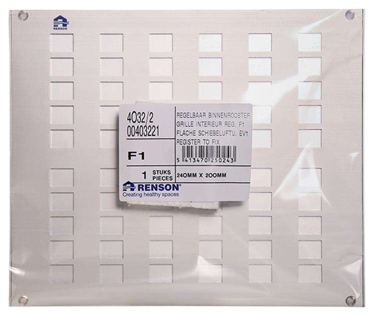 Renson 1006627 - roos.4032 2 f1 240x200mm | 2 stuks