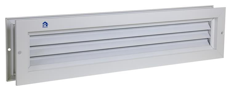 Renson 1006753 - deurrooster 461 ral9010 425x76mm | 2 stuks