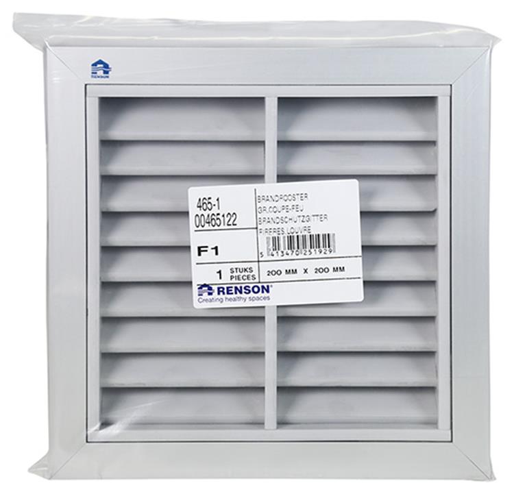 Renson 1006606 - brandwerend rooster. 465 1 200x200mm | 1 stuks