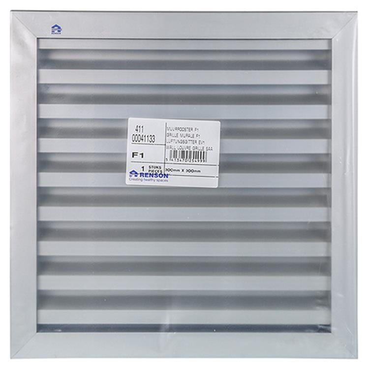 Renson 1013928 - muurrooster 411 f1 300x300mm | 2 stuks