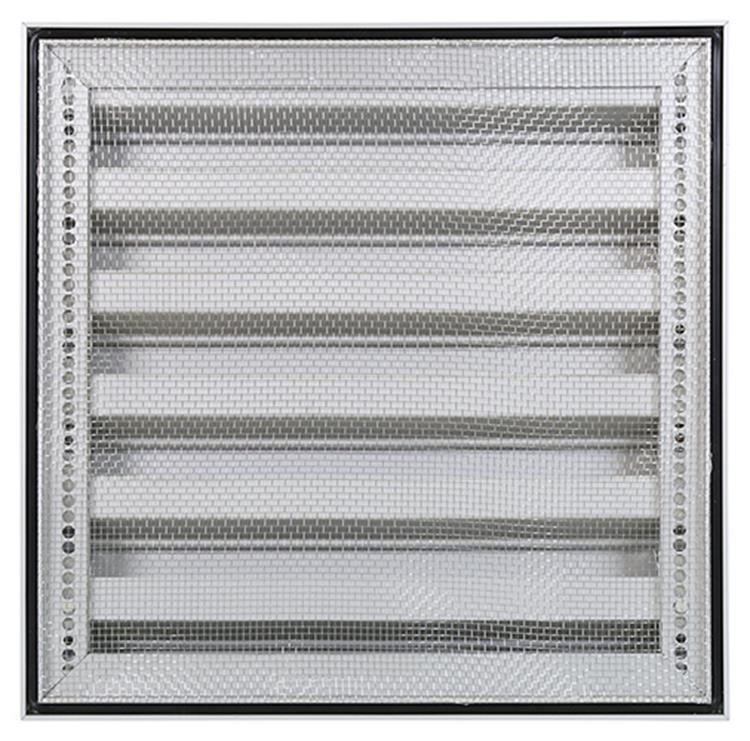 Renson 1013929 - opbouwmuurrooster alu natuur 431 225x225mm | 2 stuks