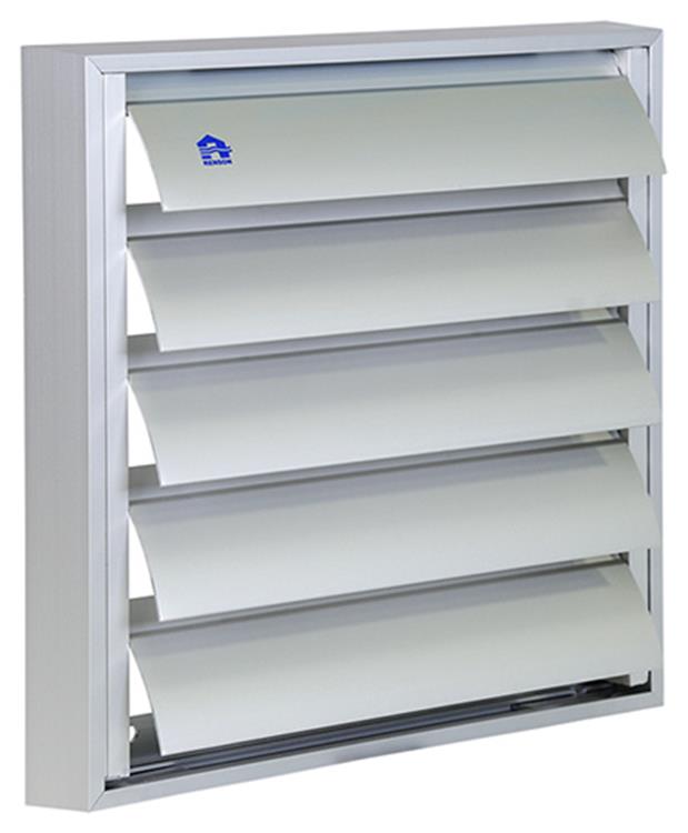 Renson 1013924 - lamellenrooster alu natuur 433 210x210mm | 2 stuks