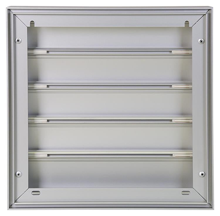 Renson 1013924 - lamellenrooster alu natuur 433 210x210mm | 2 stuks