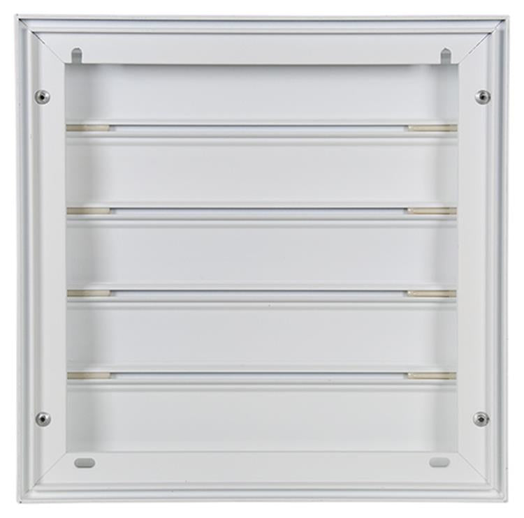 Renson 1013879 - lamellenrooster alu wit 433 210x210mm | 2 stuks
