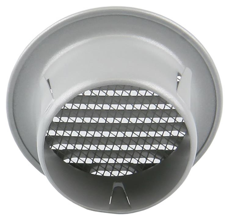 Renson 1008240 - schoepenrooster rond inb. 435 r alu ral 9006 ø 80 | 12 stuks