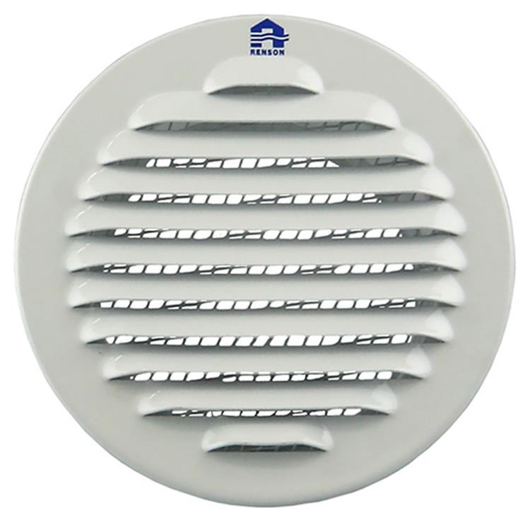 Renson 1008241 - schoepenrooster rond inb. 435 r alu ral 9010 ø 80 | 12 stuks