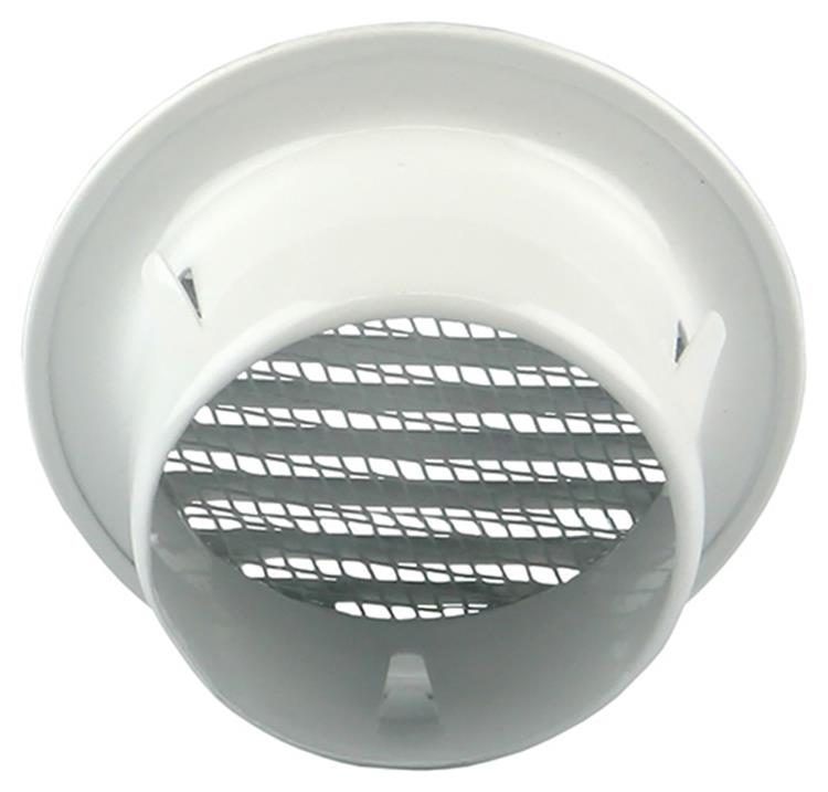 Renson 1008241 - schoepenrooster rond inb. 435 r alu ral 9010 ø 80 | 12 stuks