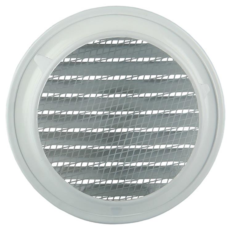 Renson 1008244 - ronde schoepenrooster inb. 435 r ral 9010 ø 100 | 8 stuks