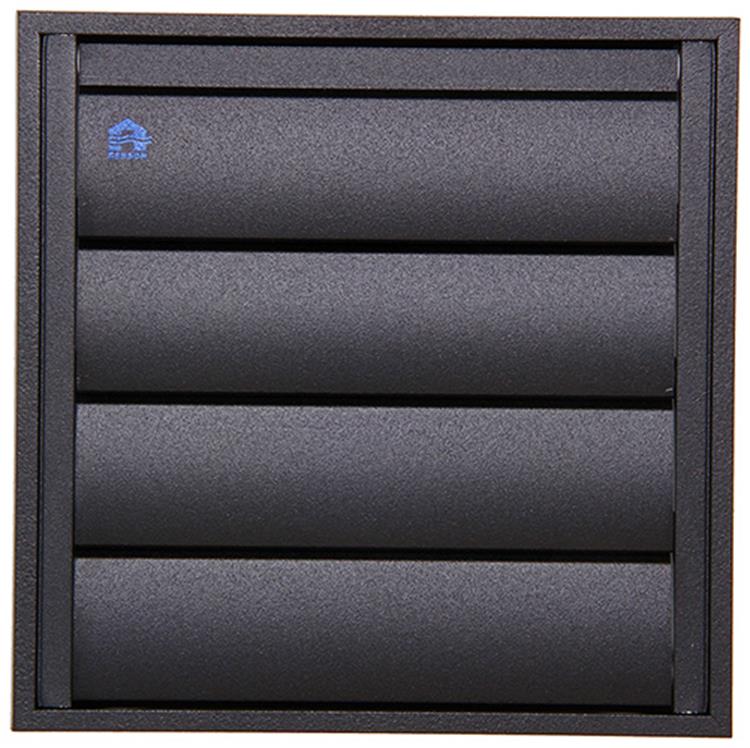 Renson 1057984 - dampkaprooster 433 (173x173) ral 9005 zwart | 2 stuks