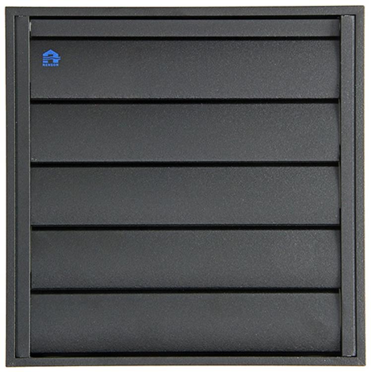 Renson 1057985 - dampkaprooster 433 (210x210) ral 9005 zwart | 2 stuks