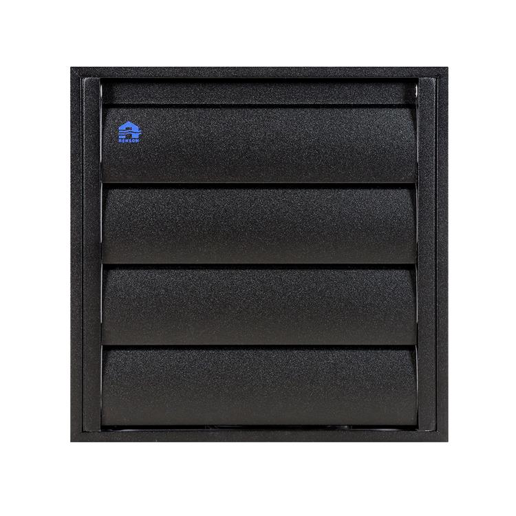 Renson 1057998 - dampkaprooster 433 (173x173) ral 9005 zwart | 2 stuks
