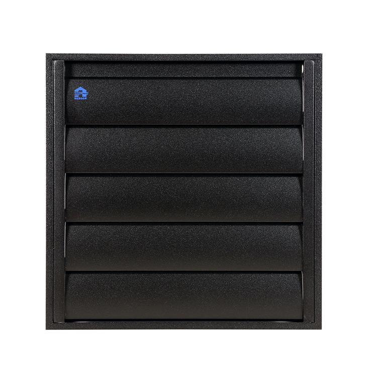 Renson 1057999 - dampkaprooster 433 (210x210) ral 9005 zwart | 2 stuks