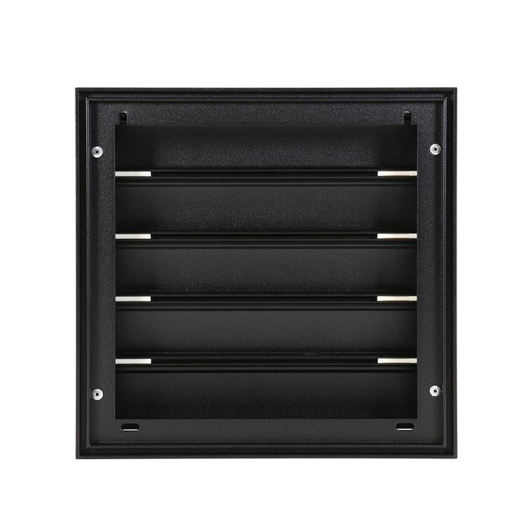 Renson 1057999 - dampkaprooster 433 (210x210) ral 9005 zwart | 2 stuks