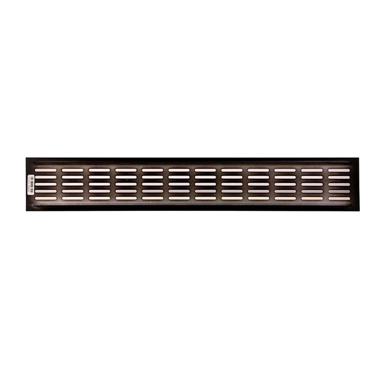 Renson 1059705 - ventilatiestrip 381 80 (500mm)ral 9005 structuur zwart | 4 stuks