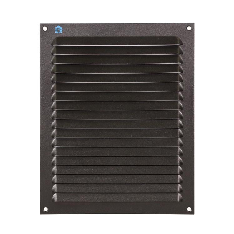 Renson 1061640 - opbouw schoepenrooster 436 200x250 ral 9005 zwart | 10 stuks