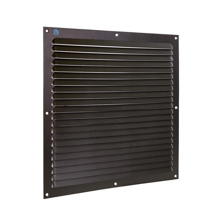 Renson 1061641 - opbouw schoepenrooster 436 300x300 ral 9005 zwart | 10 stuks
