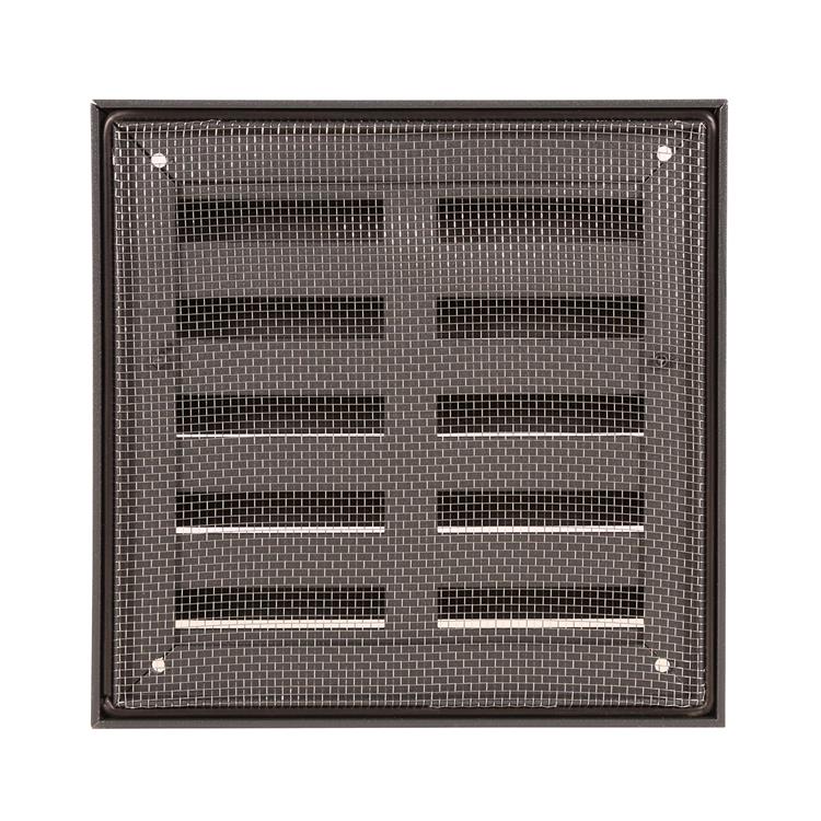 Renson 1062413 - vrac opbouw muurrooster alu 431 (165x165) structuur 7016 | 2 stuks