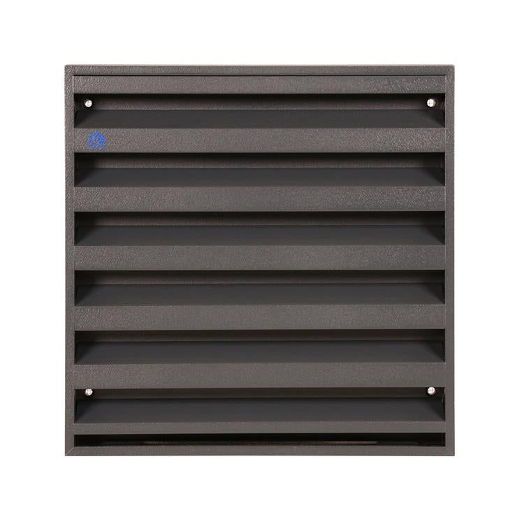 Renson 1062414 - vrac opbouw muurrooster alu 431 (225x225) structuur 7016 | 2 stuks