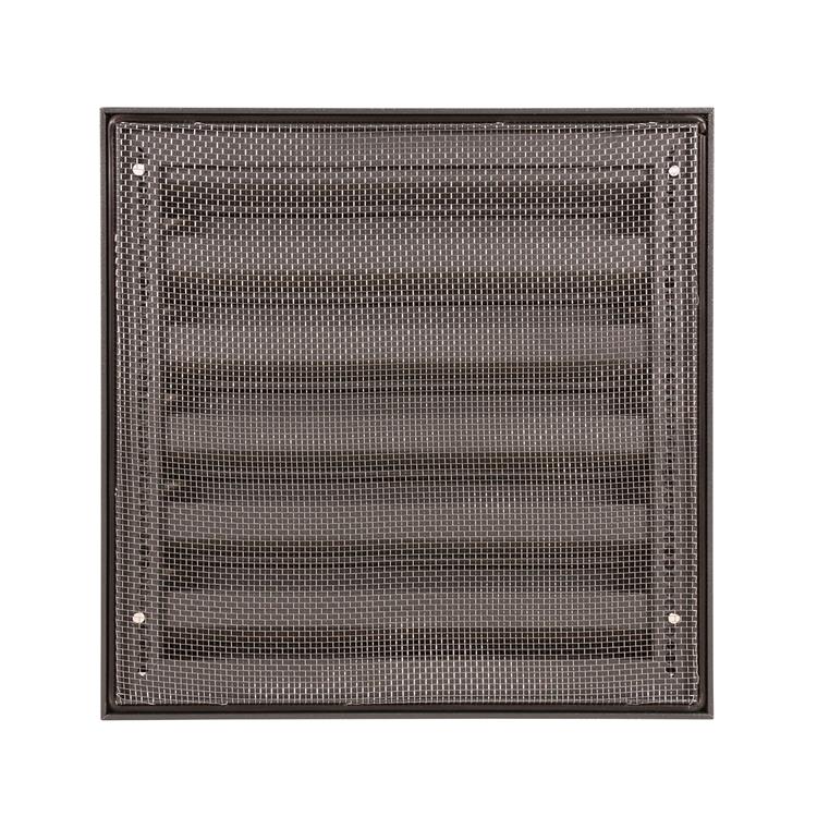 Renson 1062414 - vrac opbouw muurrooster alu 431 (225x225) structuur 7016 | 2 stuks