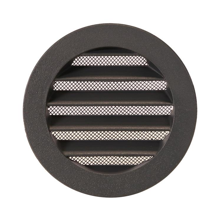 Renson 1062419 - inbouw ronde rooster alu 434r (dia 100) structuur 7016 | 10 stuks