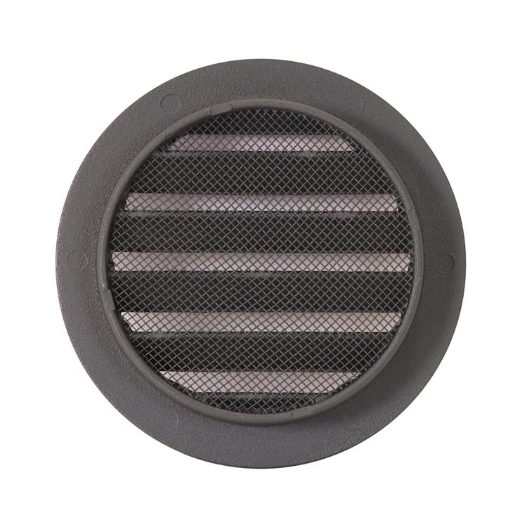 Renson 1062419 - inbouw ronde rooster alu 434r (dia 100) structuur 7016 | 10 stuks