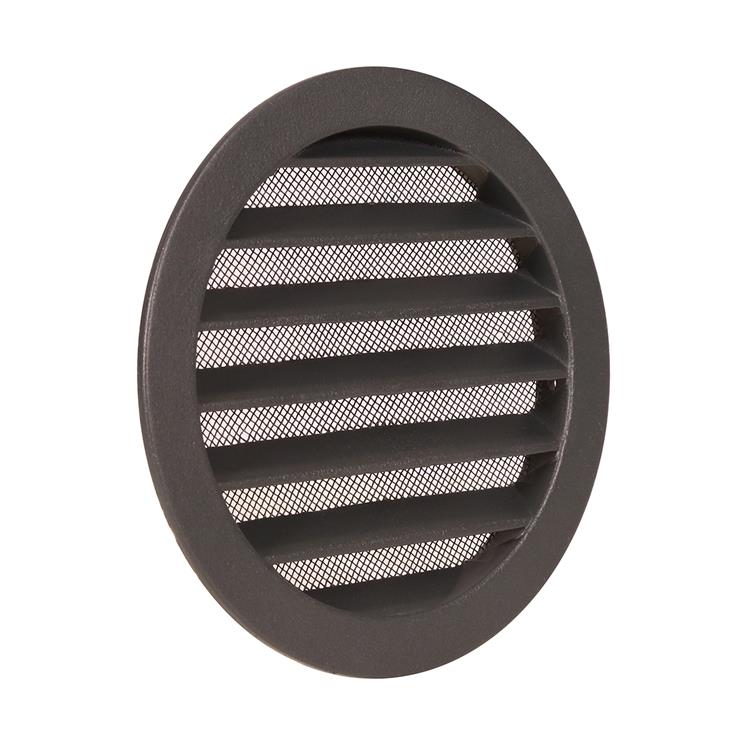 Renson 1062421 - inbouw ronde rooster alu 434r (dia 150) structuur 7016 | 10 stuks