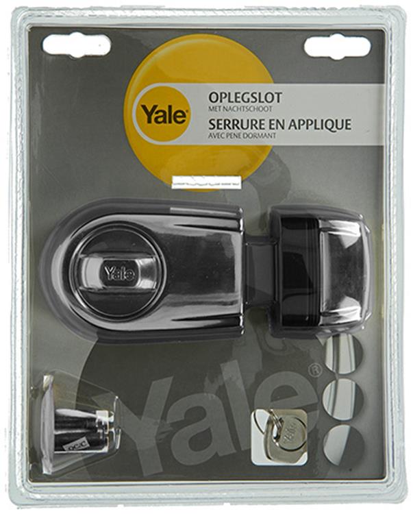 Yale 1019108 - oplegslot rim lock mat vernikkeld | 1 stuks