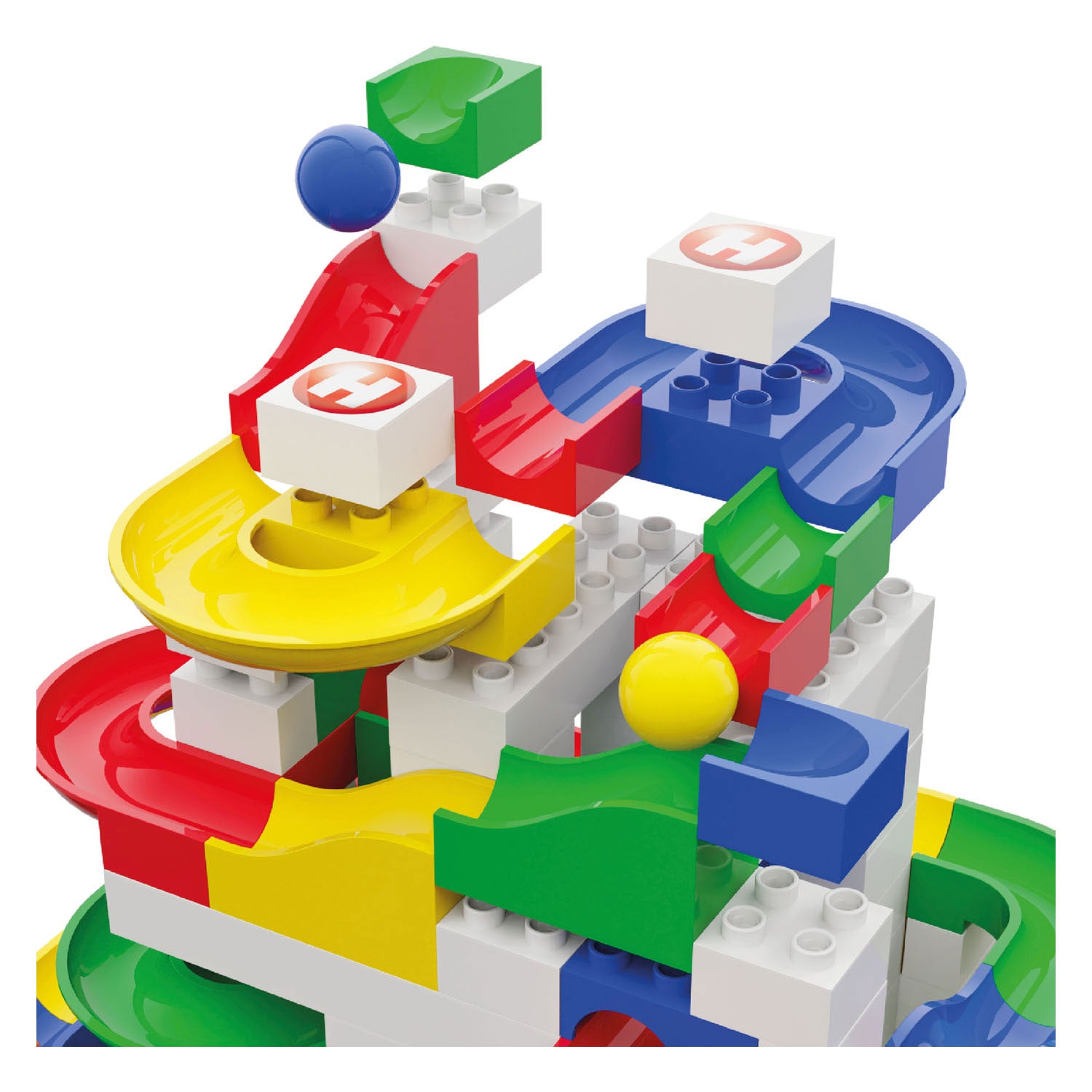 Hubelino Marble Run Starter Set - 123 pcs.