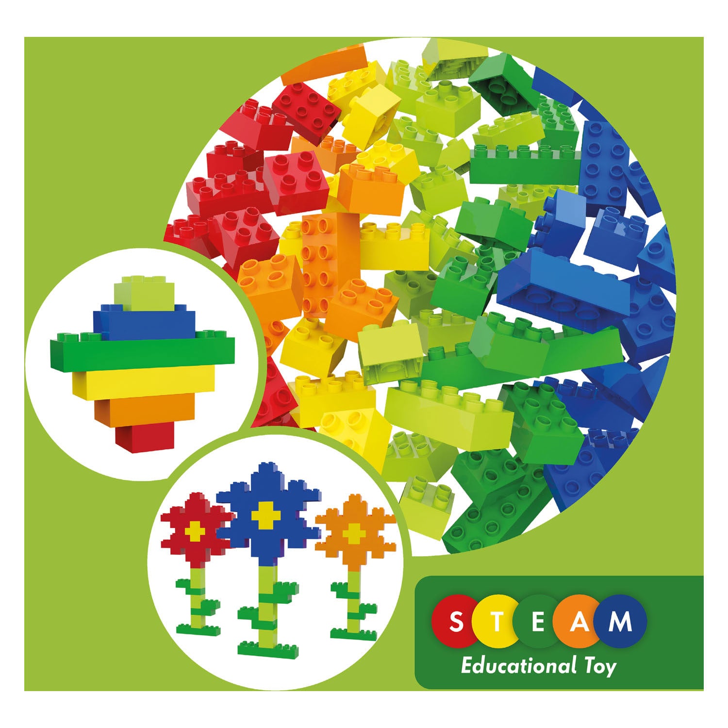 Hubelino bouwstenenset - 120dlg.