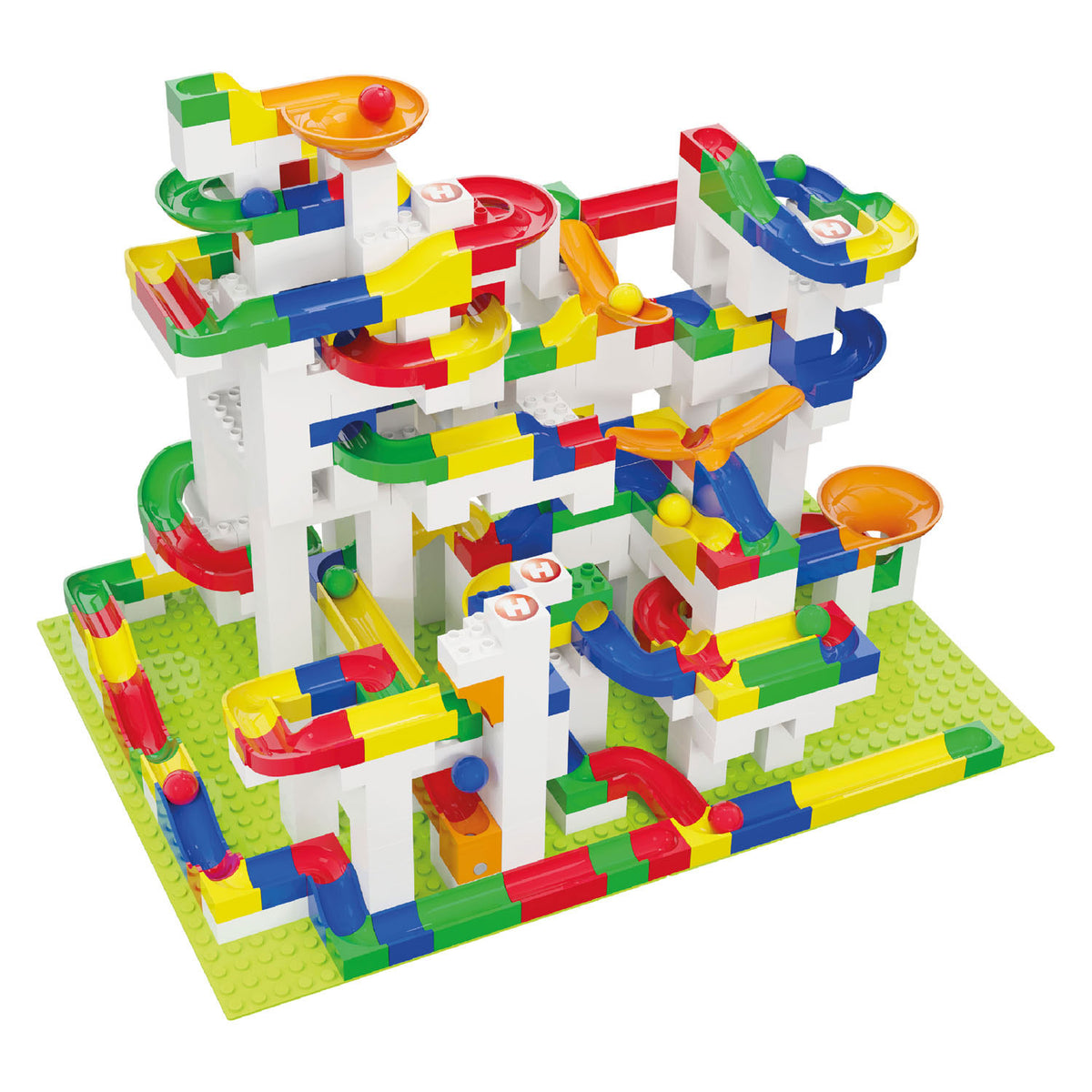 Hubelino Marble Run Mega Construction Set, 585 pcs.