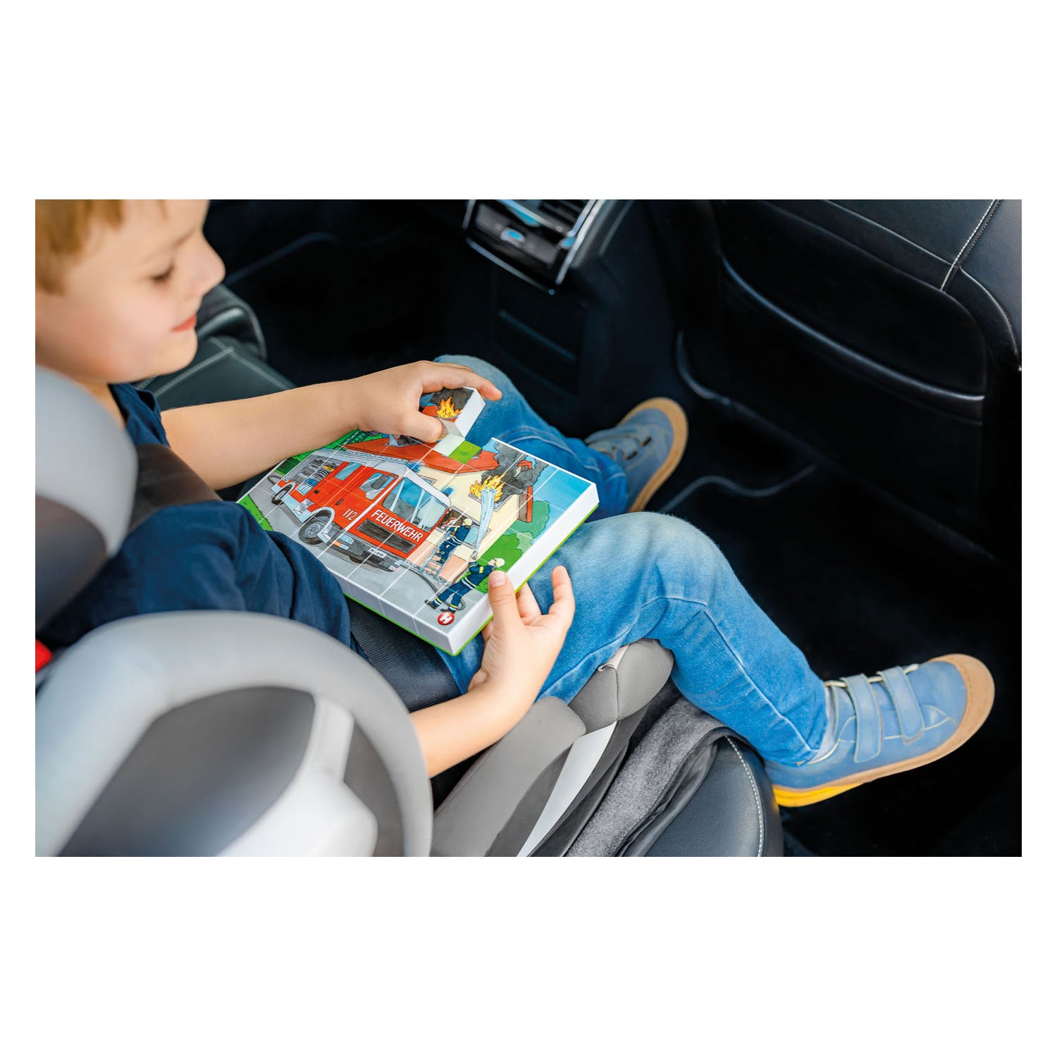 Hubelino blokpuzzel brandweerman, 35st.