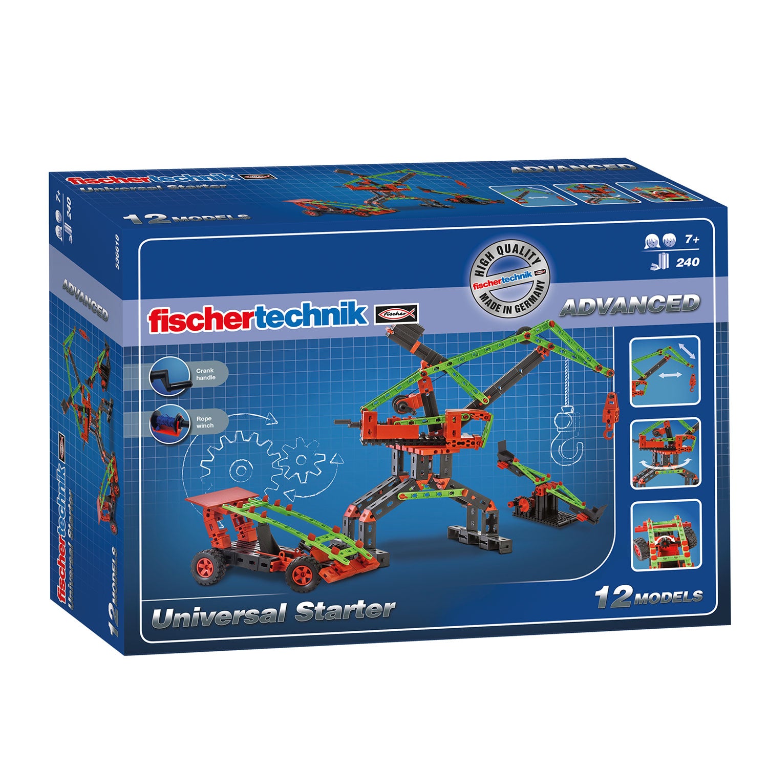 Fischertechnik Advanced - Universele startset, 240dlg.