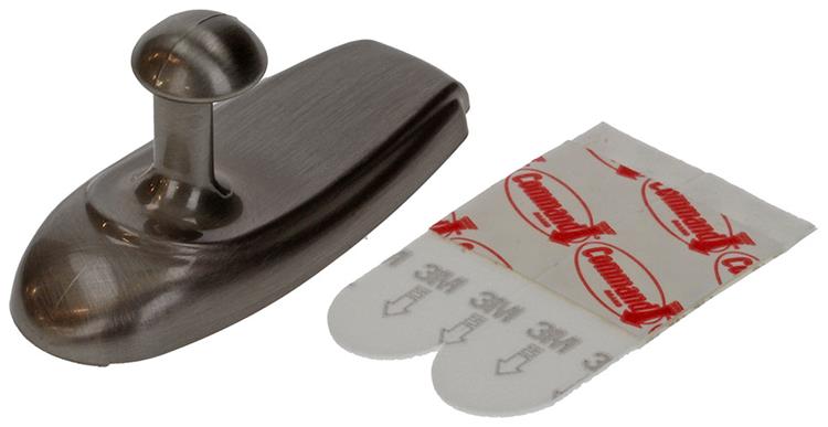 3m 1044682 - 17062bnc comm. haak timeles metal-look s (1h+2s card) | 6 stuks