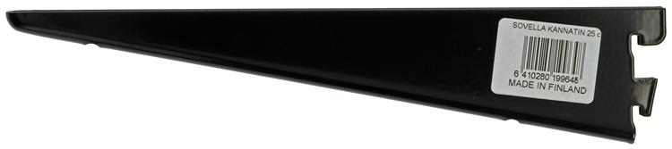 Sovella 1013160 - dubbele drager zwart .25 cm | 20 stuks