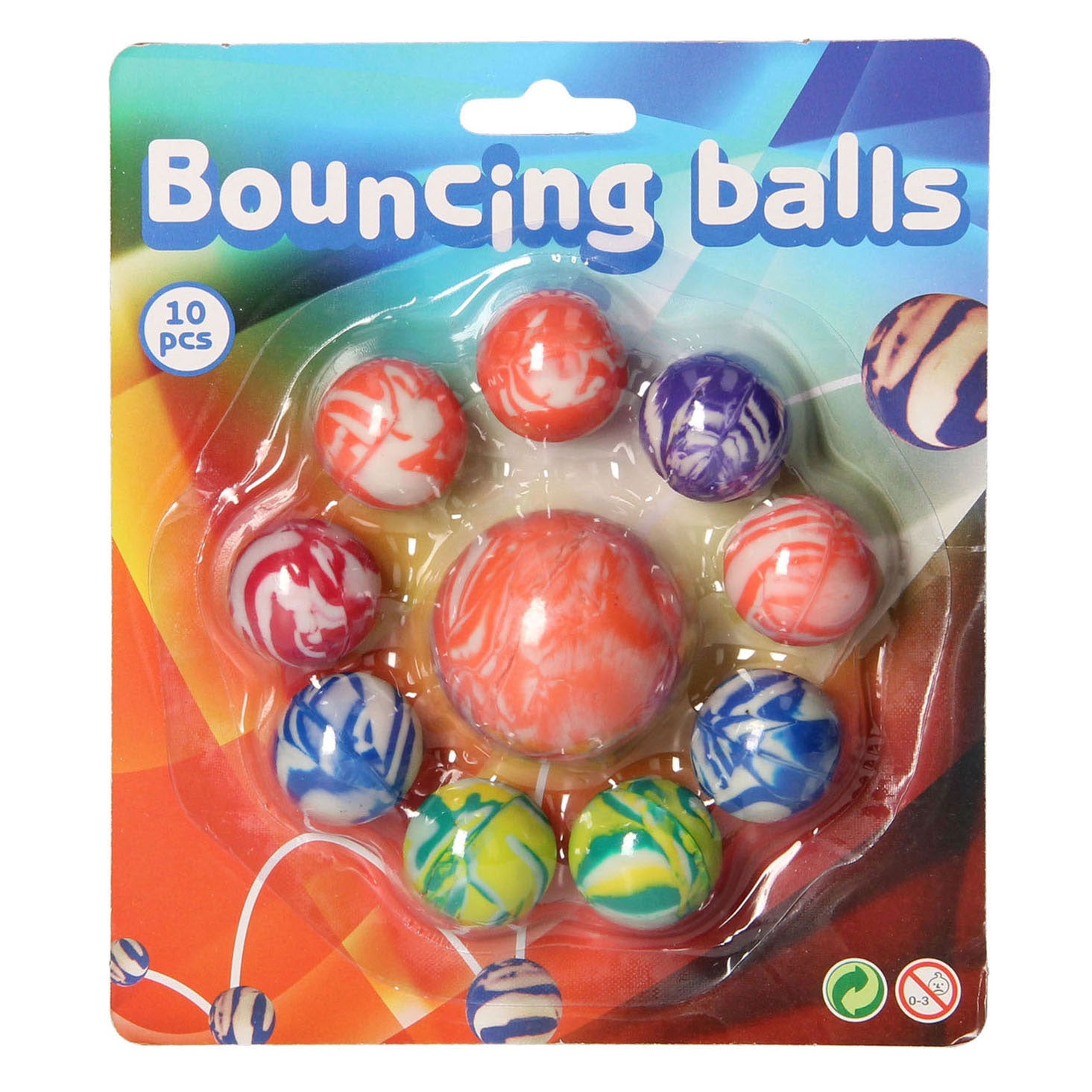 Zomerpret Stuiterballen, 10st.