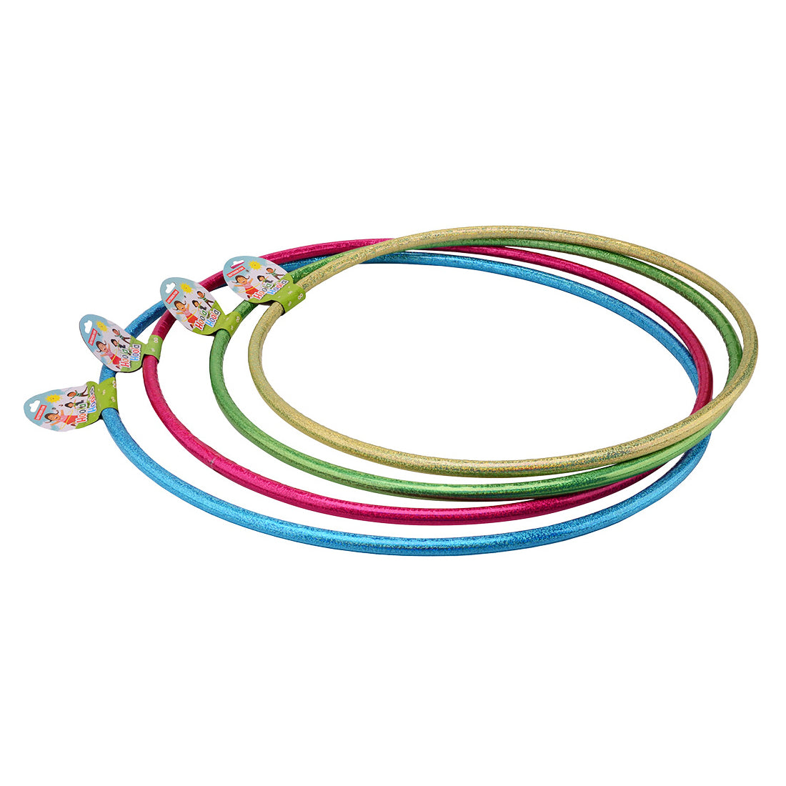 Johntoy metalen hoepelset, 4st.