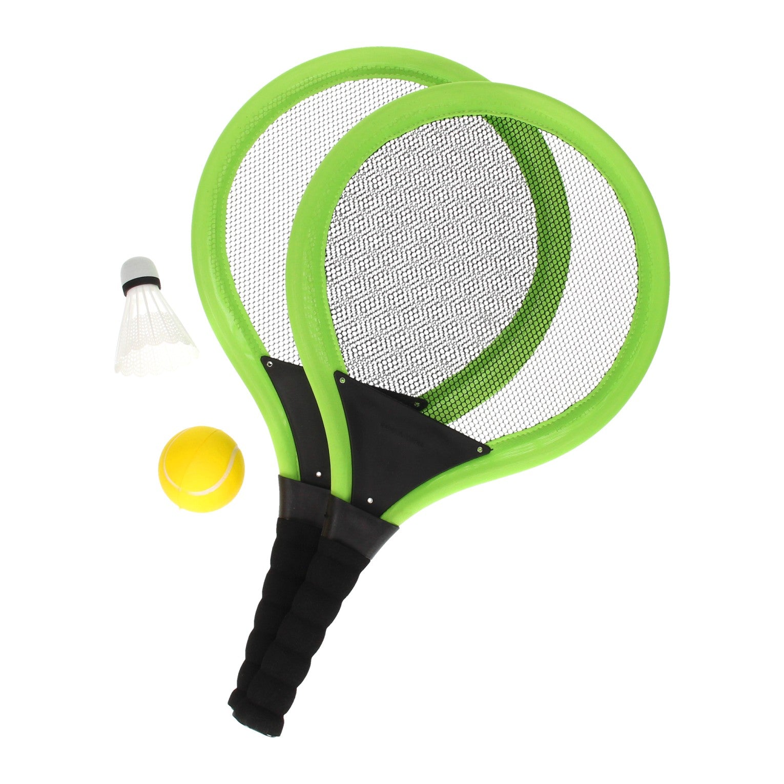 Johntoy tennisset met bal en shuttle